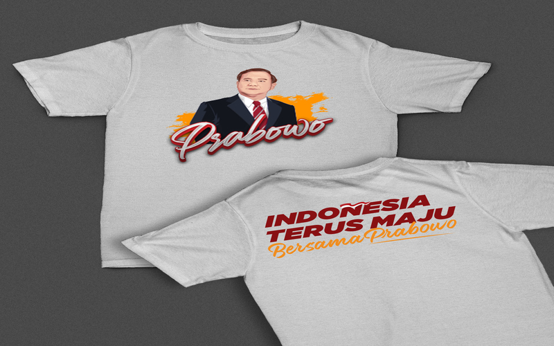  T Shirt Putih Prabowo Seri 3