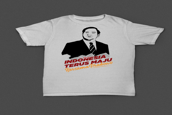 T Shirt Putih Prabowo Seri 4