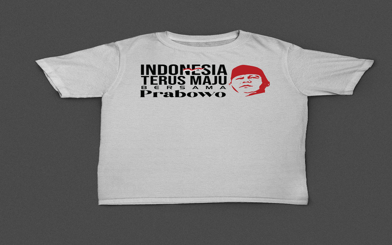 T Shirt Putih Prabowo Seri 6